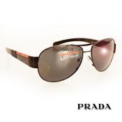 Prada Metal Frame Sunglasses Black                