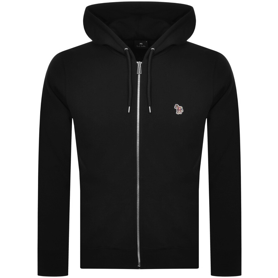 Paul Smith Regular Full Zip Hoodie Black