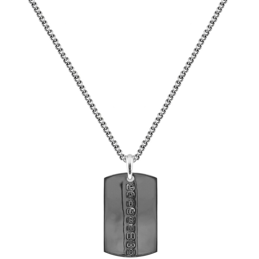 Paul Smith Dog Tag Silver