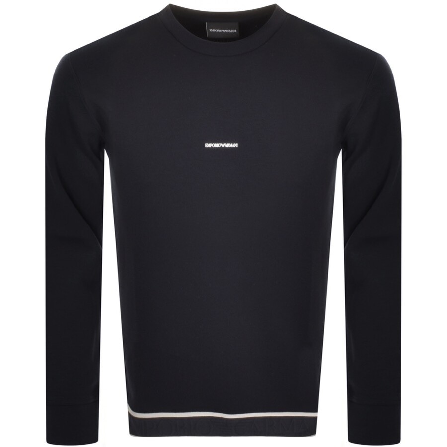 navy armani sweatshirt