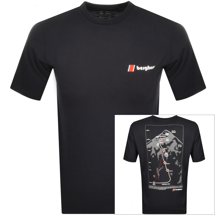 navy berghaus t shirt