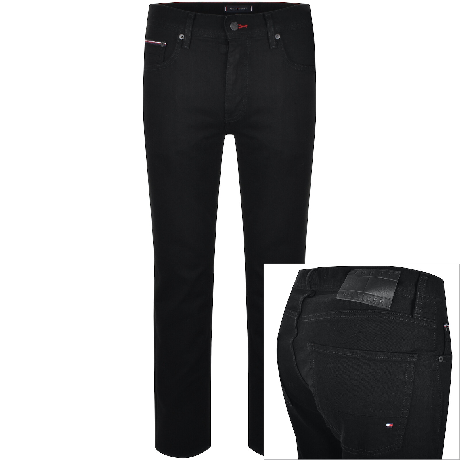 Tommy Hilfiger Denton Straight Fit Jeans Black