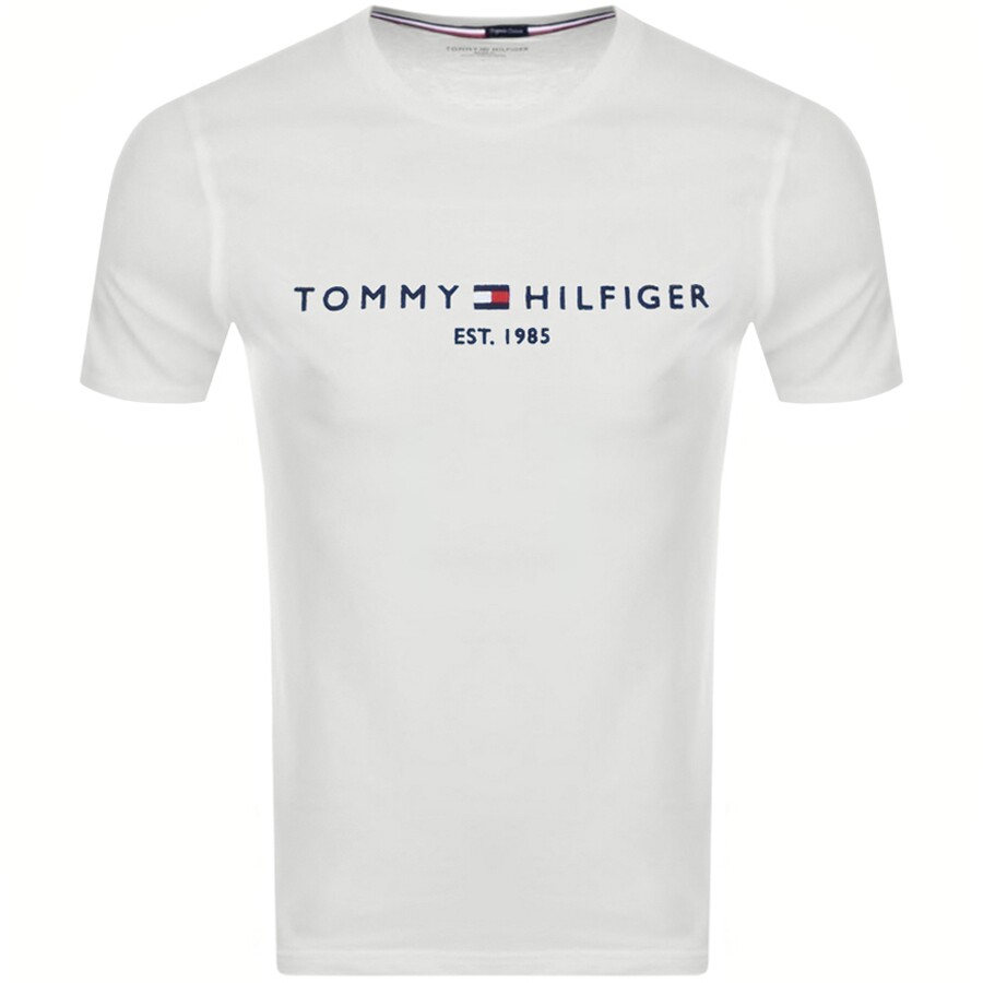 Tommy Hilfiger Logo T Shirt White