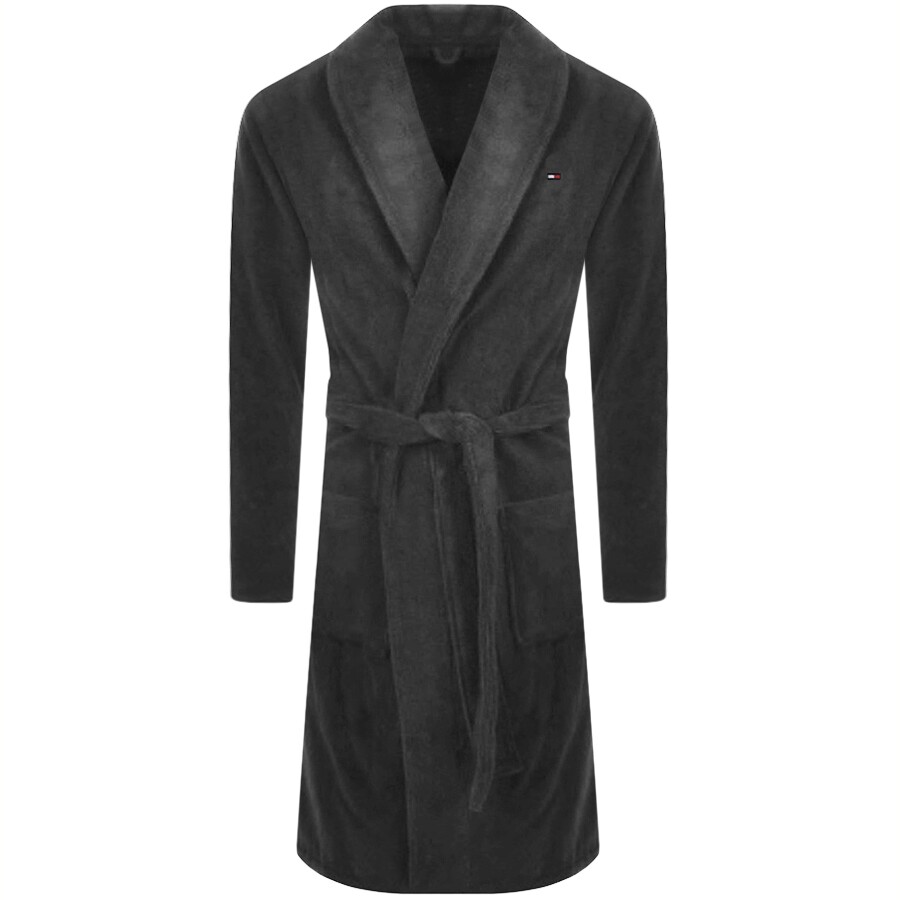 Tommy Hilfiger Loungewear Icon Bath Robe Grey