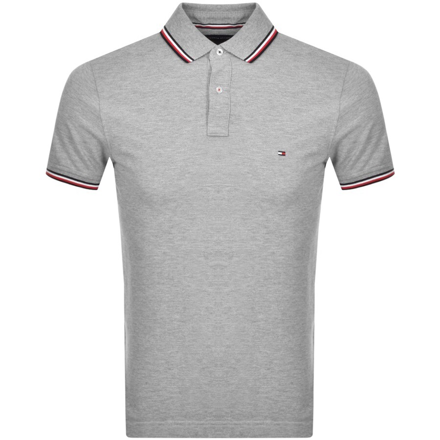 tommy hilfiger tipped slim fit polo