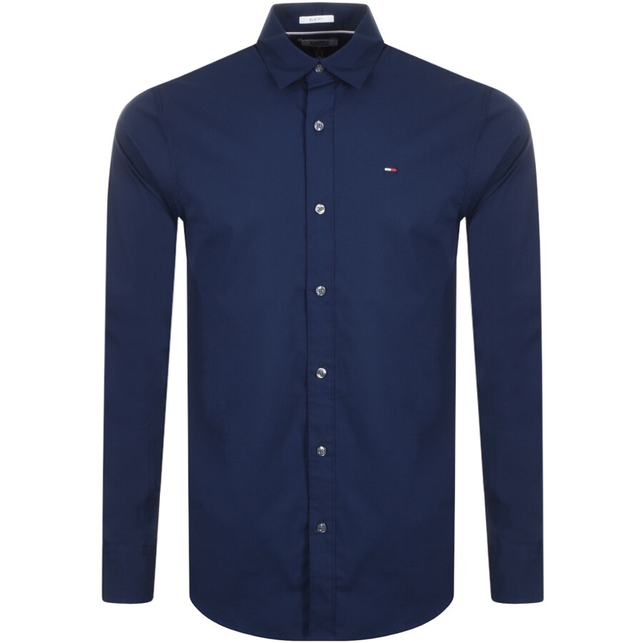 Tommy Jeans Long Sleeved Shirt Navy