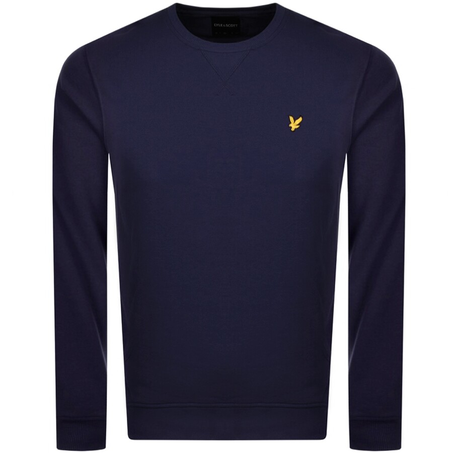 Lyle And Scott Crew Neck Sweatshirt Navy