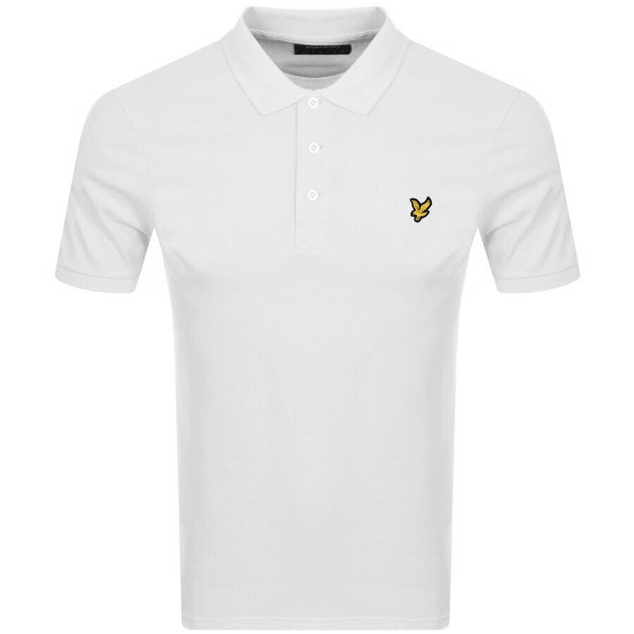 LYLE & SCOTT LYLE AND SCOTT SHORT SLEEVED POLO T SHIRT WHITE