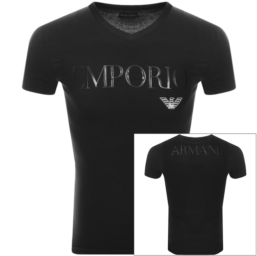 Emporio Armani Lounge Slim Fit T Shirt Black