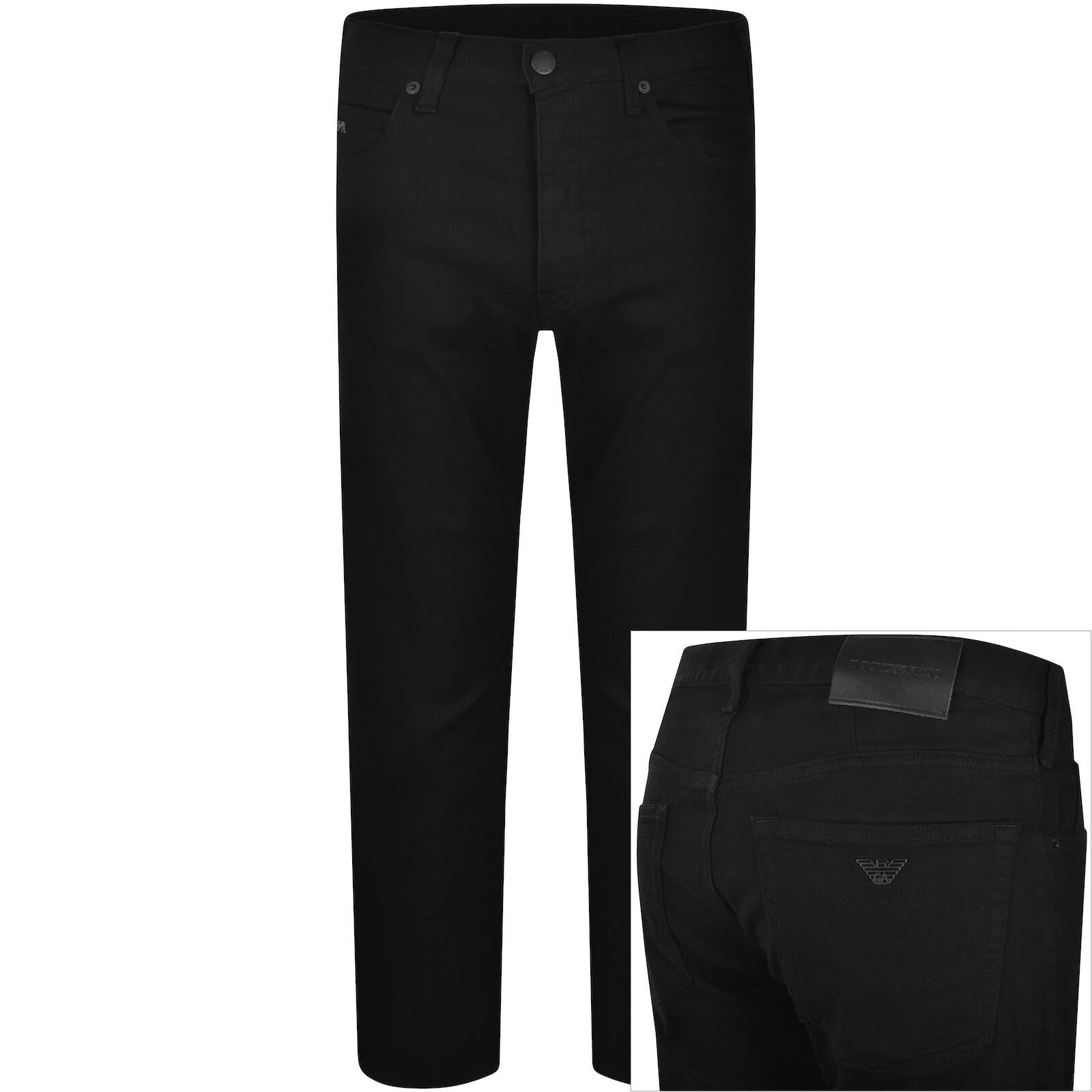 Emporio Armani J21 Regular Fit Jeans Black