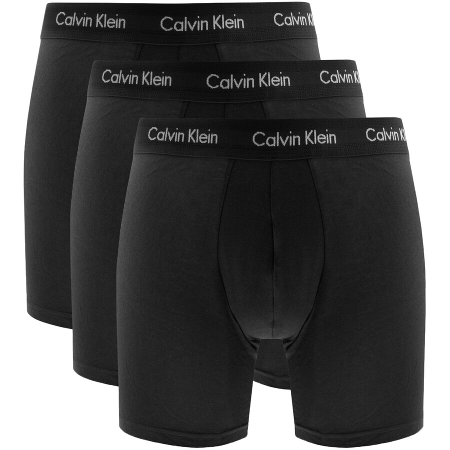 Calvin Klein Underwear 3 Pack Boxer Shorts Black