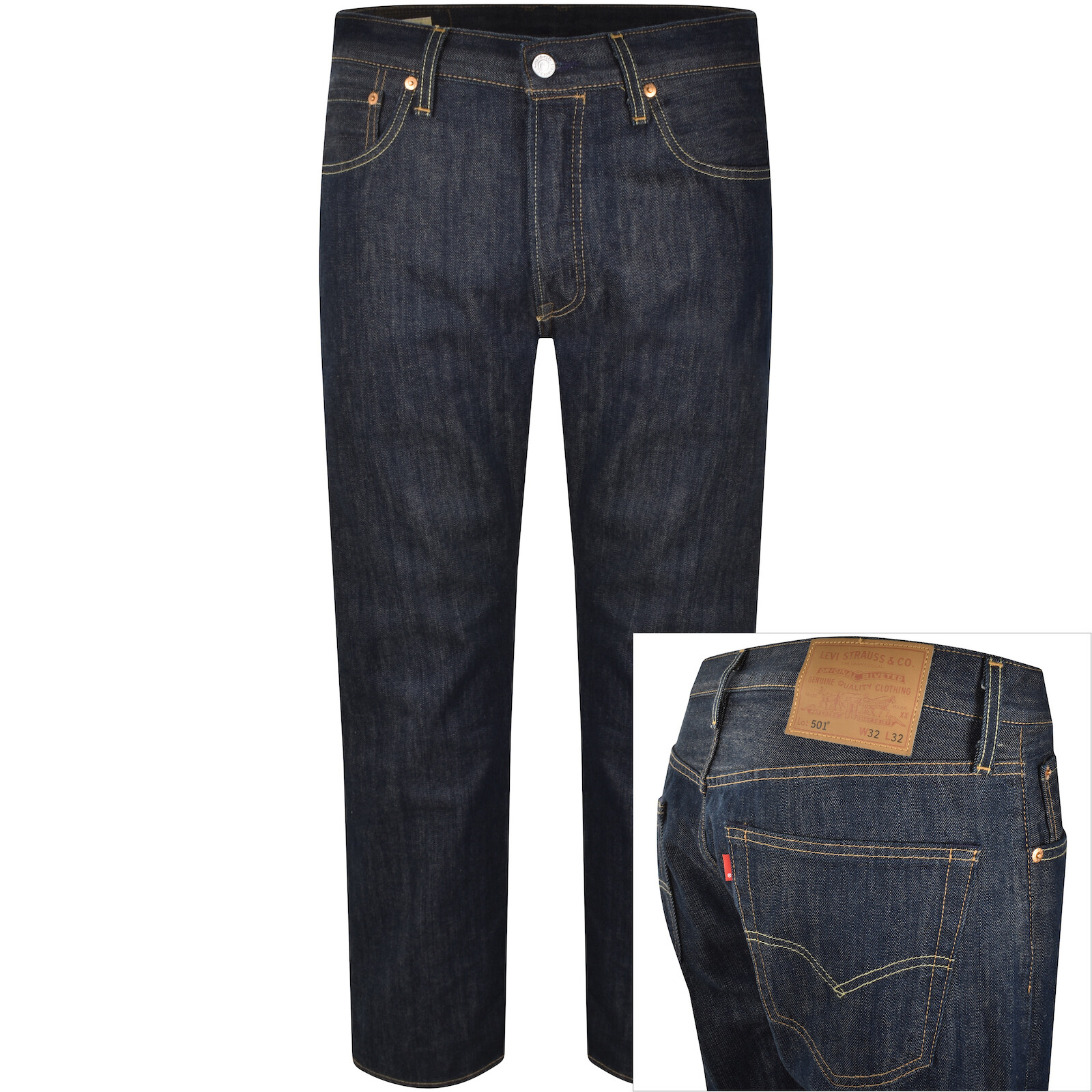 Levis 501 Original Fit Jeans Blue