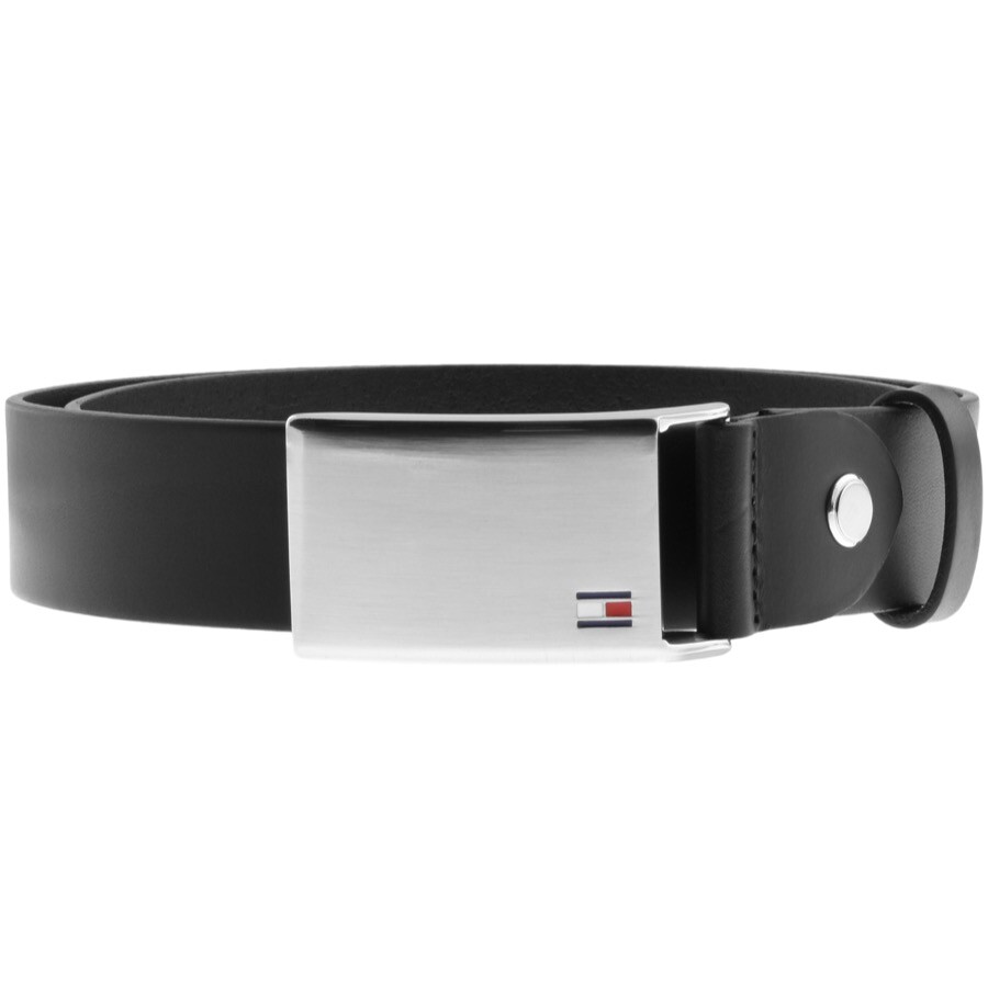 Tommy Hilfiger Plaque Belt Black