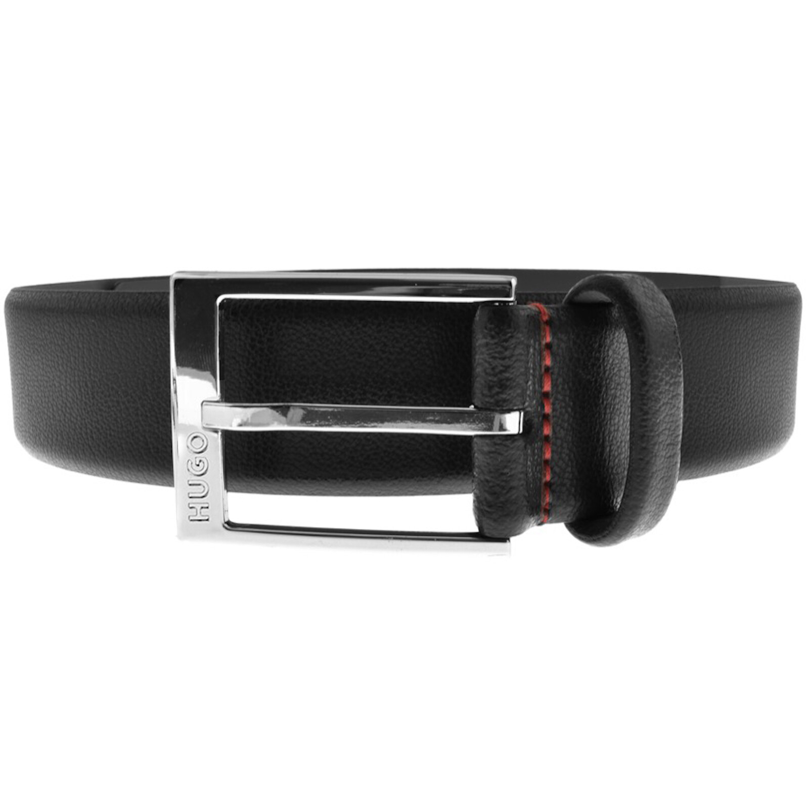 HUGO Gellot Leather Belt Black