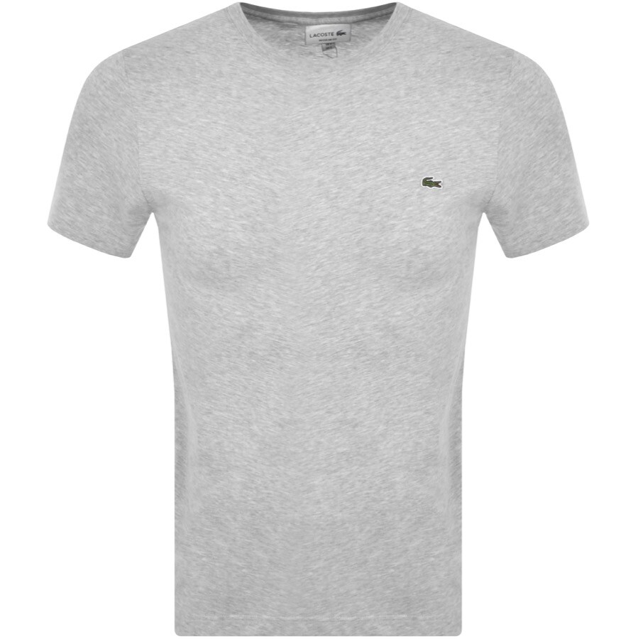 Lacoste Crew Neck T Shirt Grey