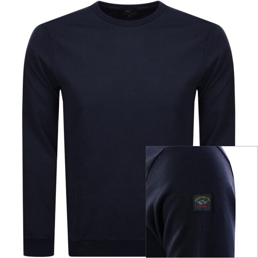 Paul And Shark Crew Neck Sweatshirt Navy