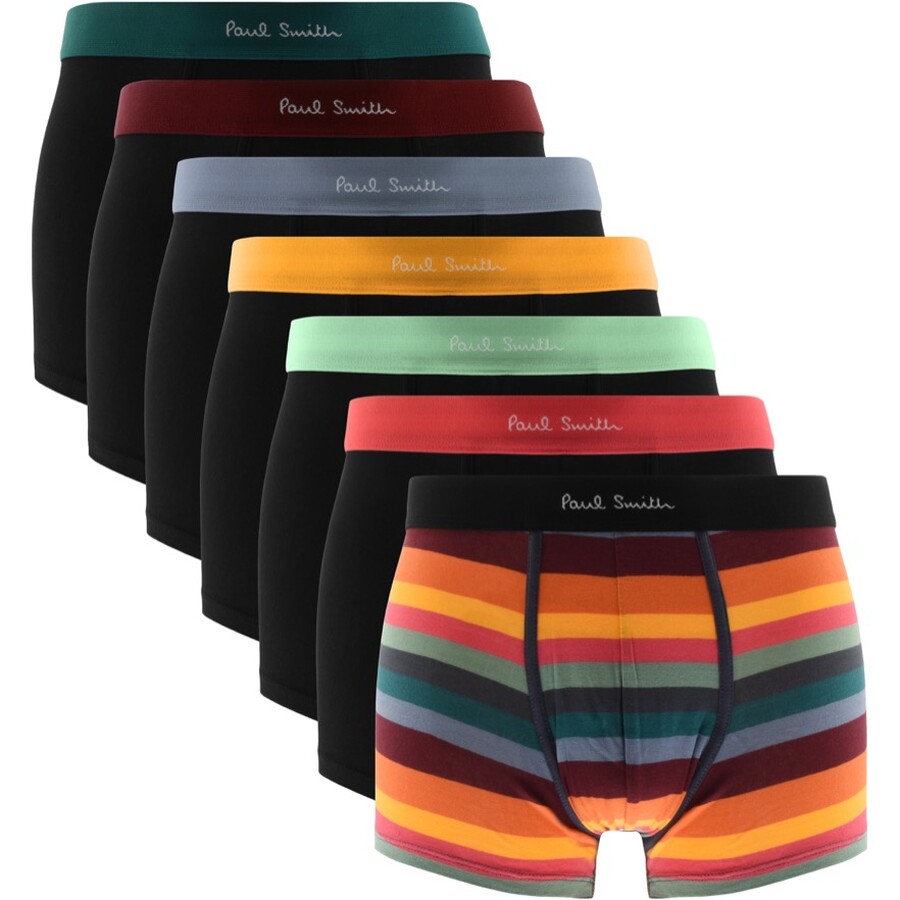 Paul Smith Seven Pack Trunks Black