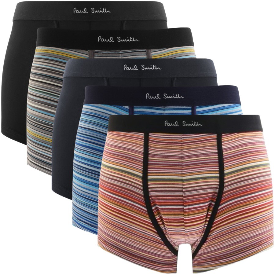 Paul Smith Five Pack Trunks Navy