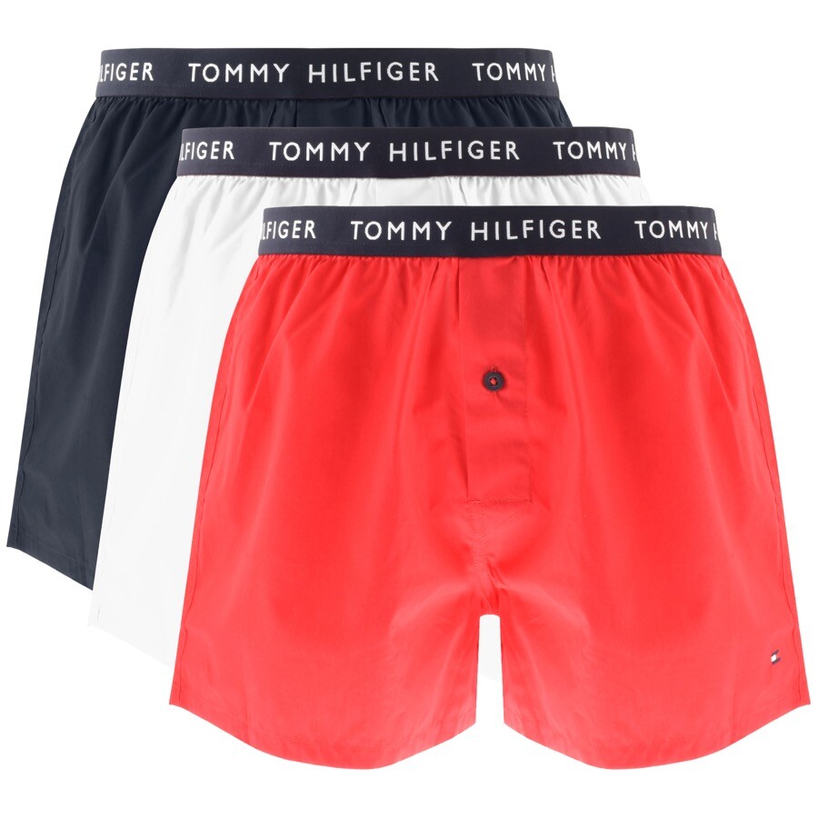 Tommy Hilfiger Underwear 3 Pack Boxer Shorts In White | ModeSens