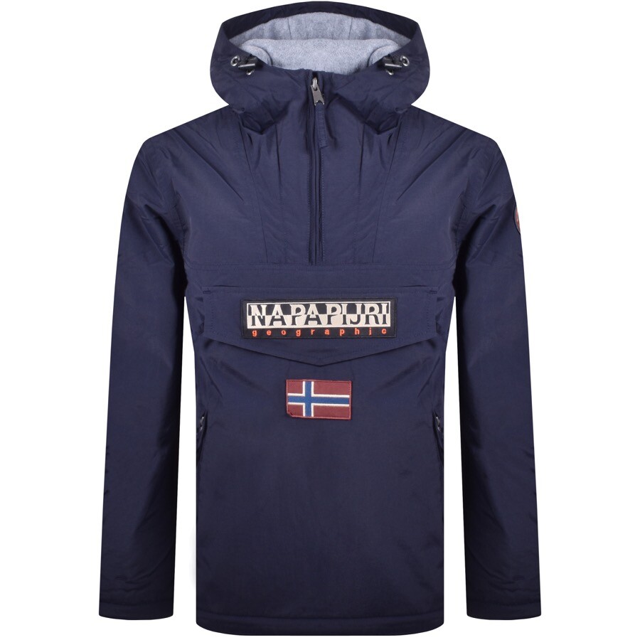 napapijri rainforest winter jacket in navy