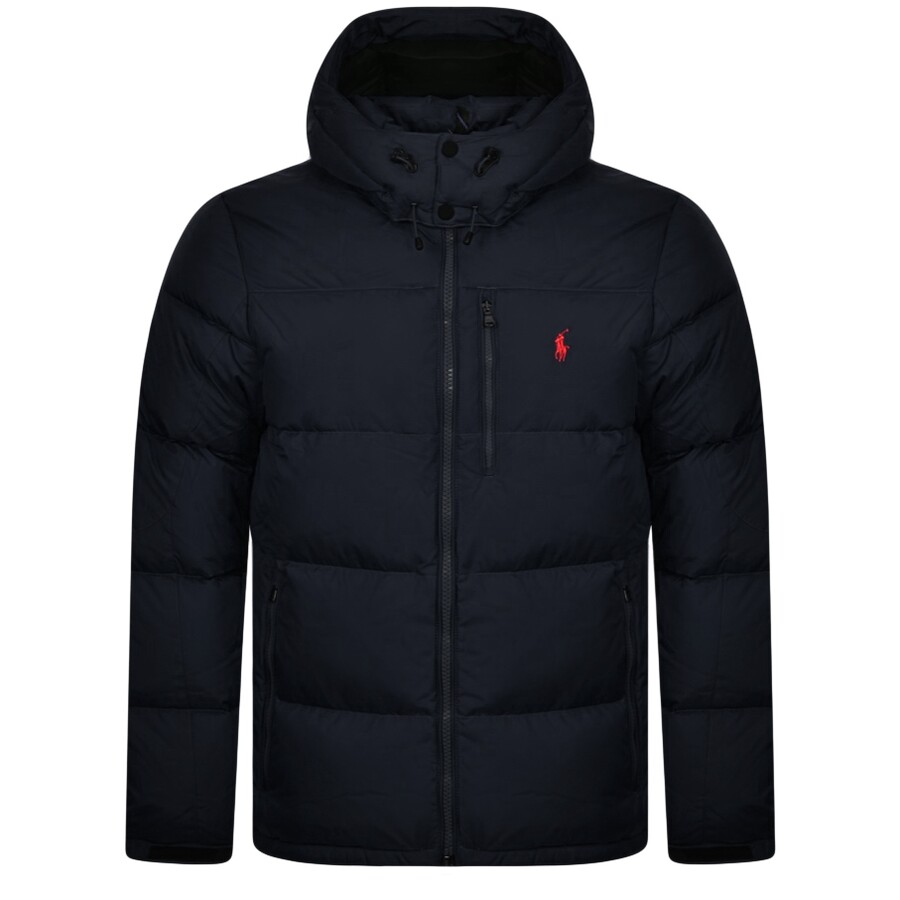 ralph lauren bomber down jacket navy