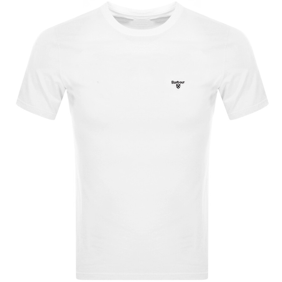 Barbour Sports T Shirt White