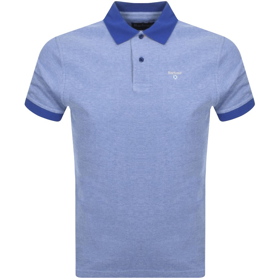 Barbour Sports Polo T Shirt Blue