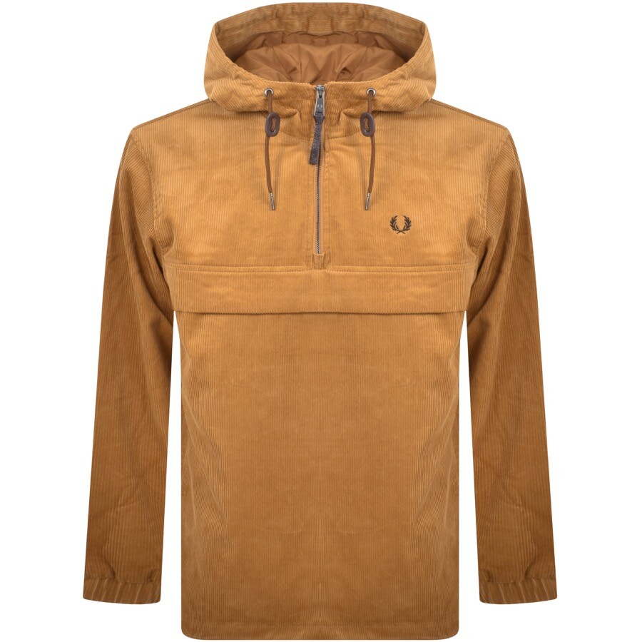 Fred Perry Corduroy Overhead Jacket Orange | ModeSens