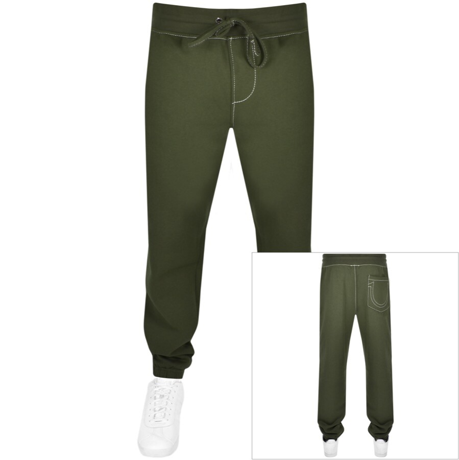 true religion khaki joggers