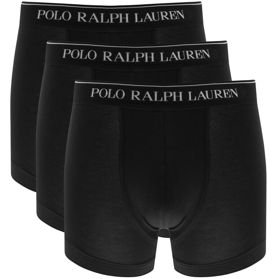 Ralph Lauren Underwear 3 Pack Trunks Black