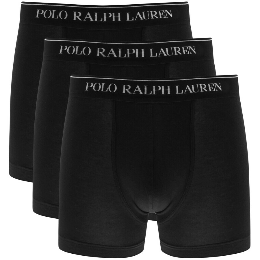 Ralph Lauren Underwear 3 Pack Boxer Shorts Black