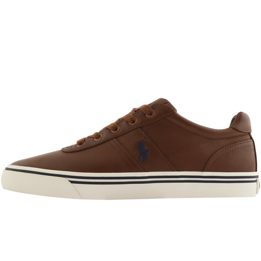 polo ralph lauren hanford leather brown