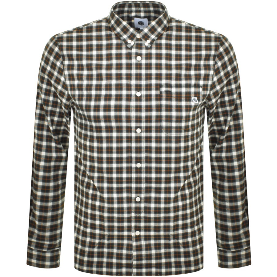 Pretty Green Check Shirt Green | ModeSens