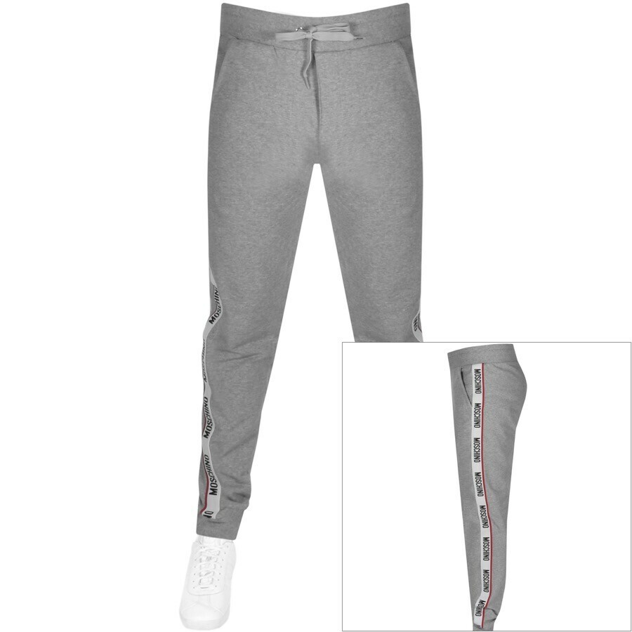 grey moschino joggers