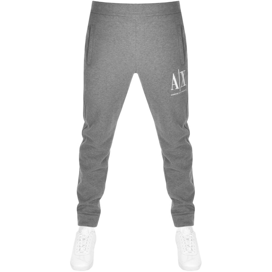 Armani Exchange Logo Jogging Bottoms Grey