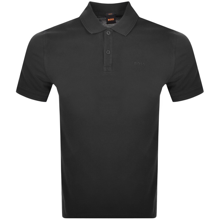 BOSS Prime Polo T Shirt Black