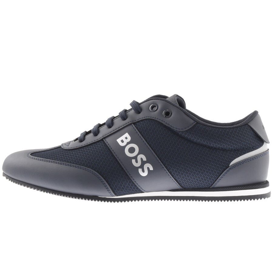 BOSS Rusham Lowp Trainers Navy