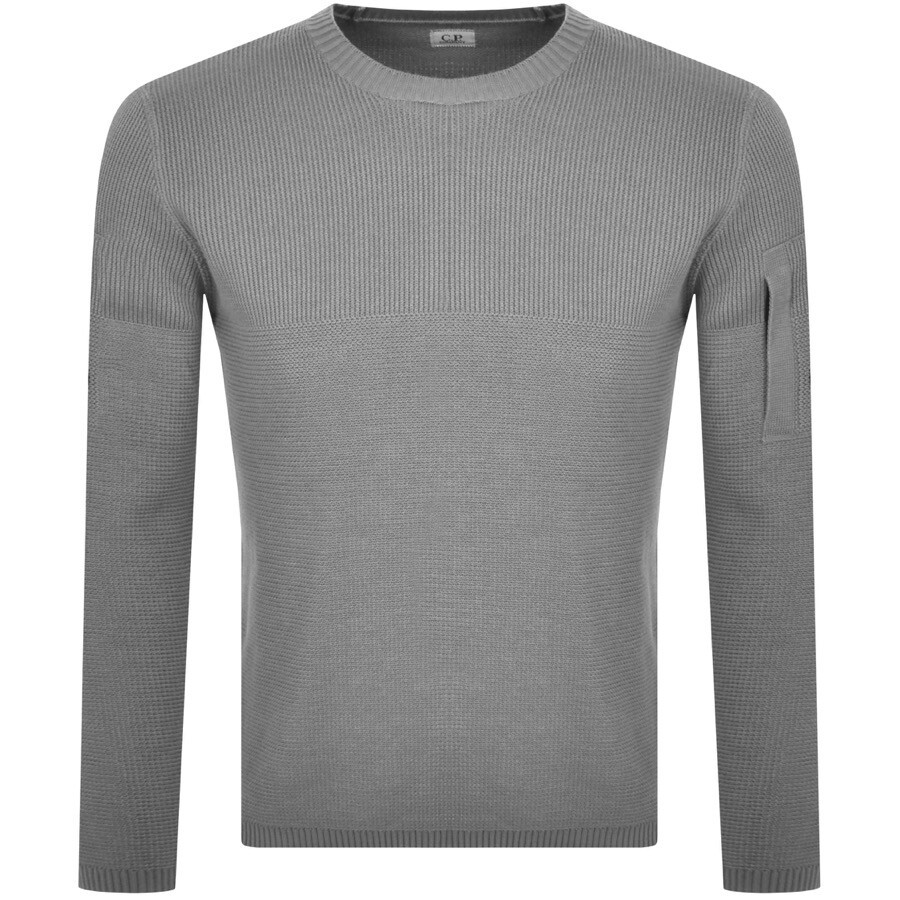 cp company crew neck jumper white