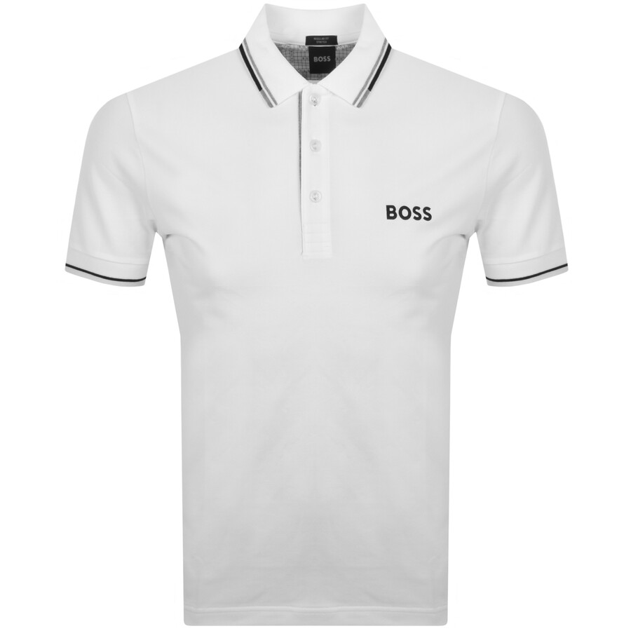 BOSS Paddy Pro Polo T Shirt White