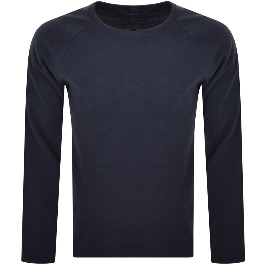 Details about   Replay Round Neck Cotton Navy Sweatshirt 