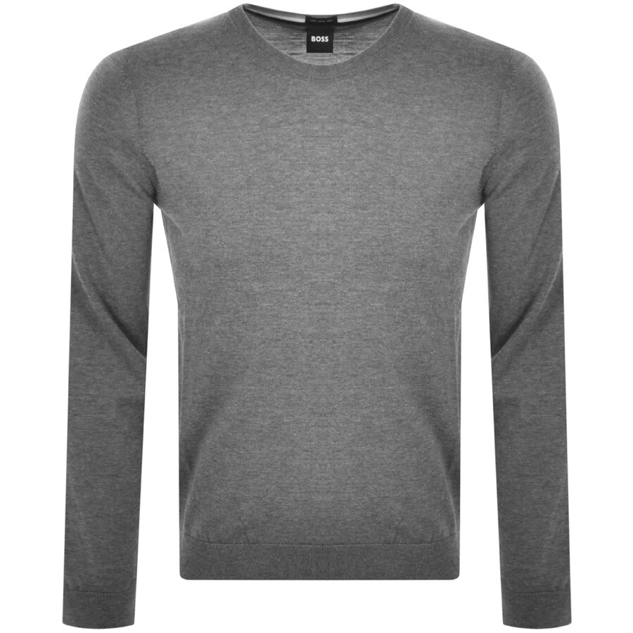 BOSS Leno P Knit Jumper Grey