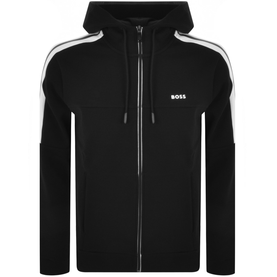 boss athleisure zip hoodie