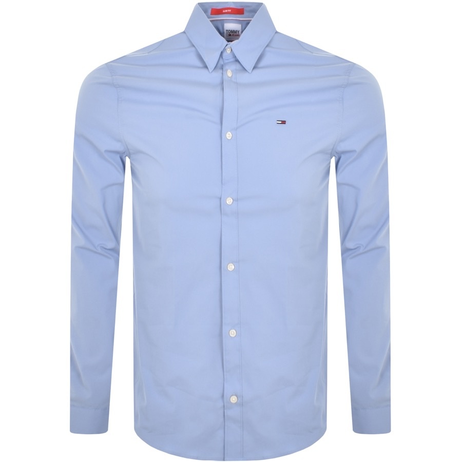 Tommy Jeans Long Sleeved Shirt Blue