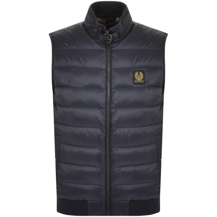 Belstaff Circuit Padded Gilet Navy