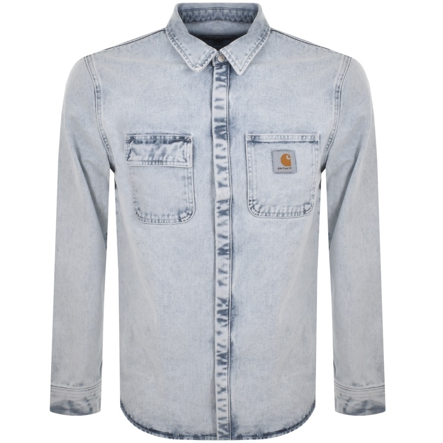 blue overshirt jacket