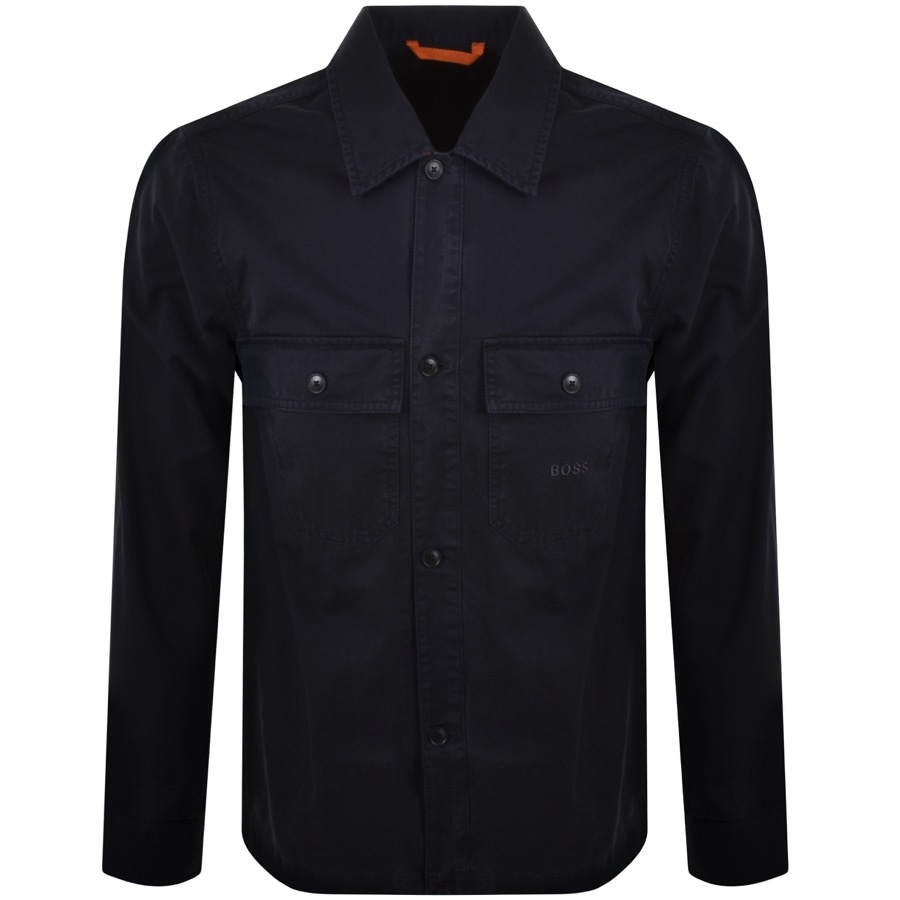 Boss Casual Boss Lovvo Overshirt Jacket Navy | ModeSens