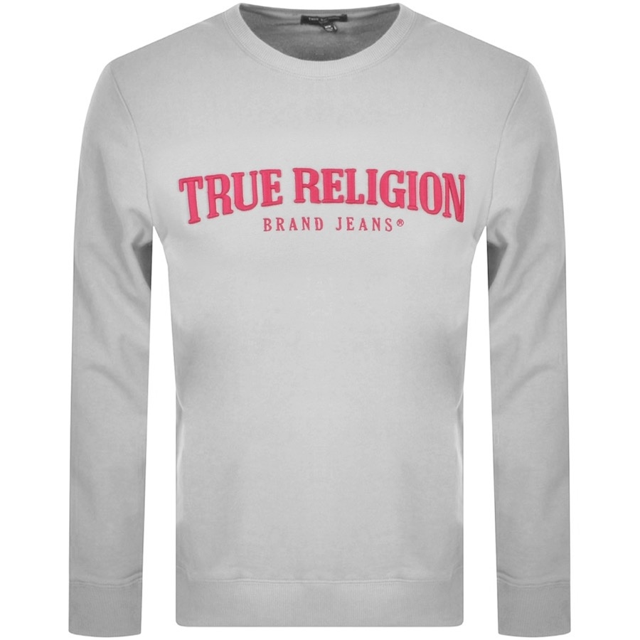 True Religion Crew Neck Sweatshirt Grey