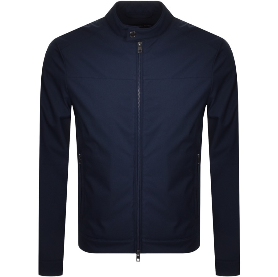 MICHAEL KORS MICHAEL KORS NYLON RACER JACKET NAVY