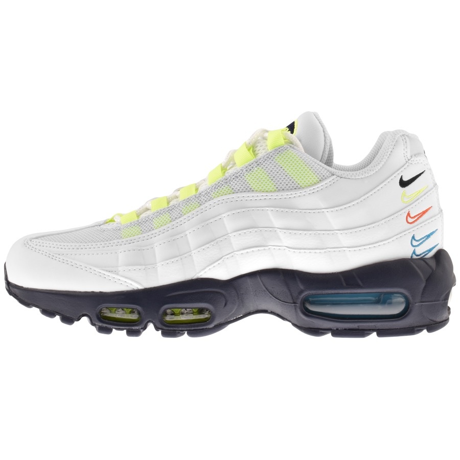 nike air max 95 trainers in all white