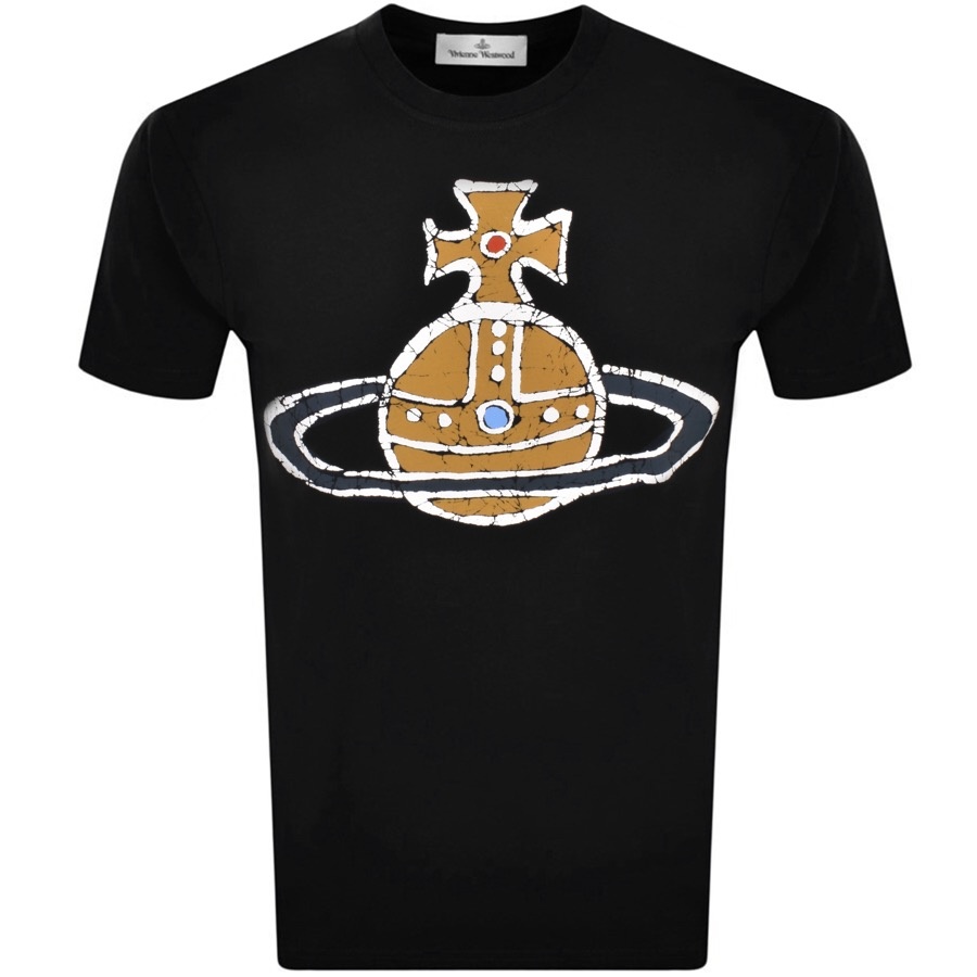 VIVIENNE WESTWOOD VIVIENNE WESTWOOD CLASSIC ORB LOGO T SHIRT BLACK